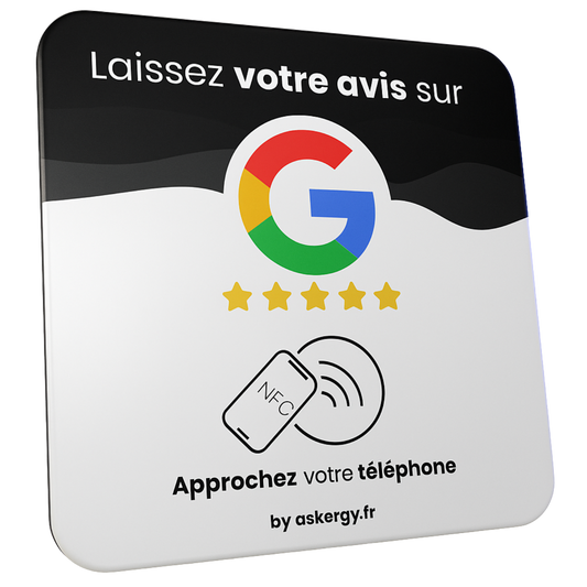 Cardiew - Plaque d'avis Google