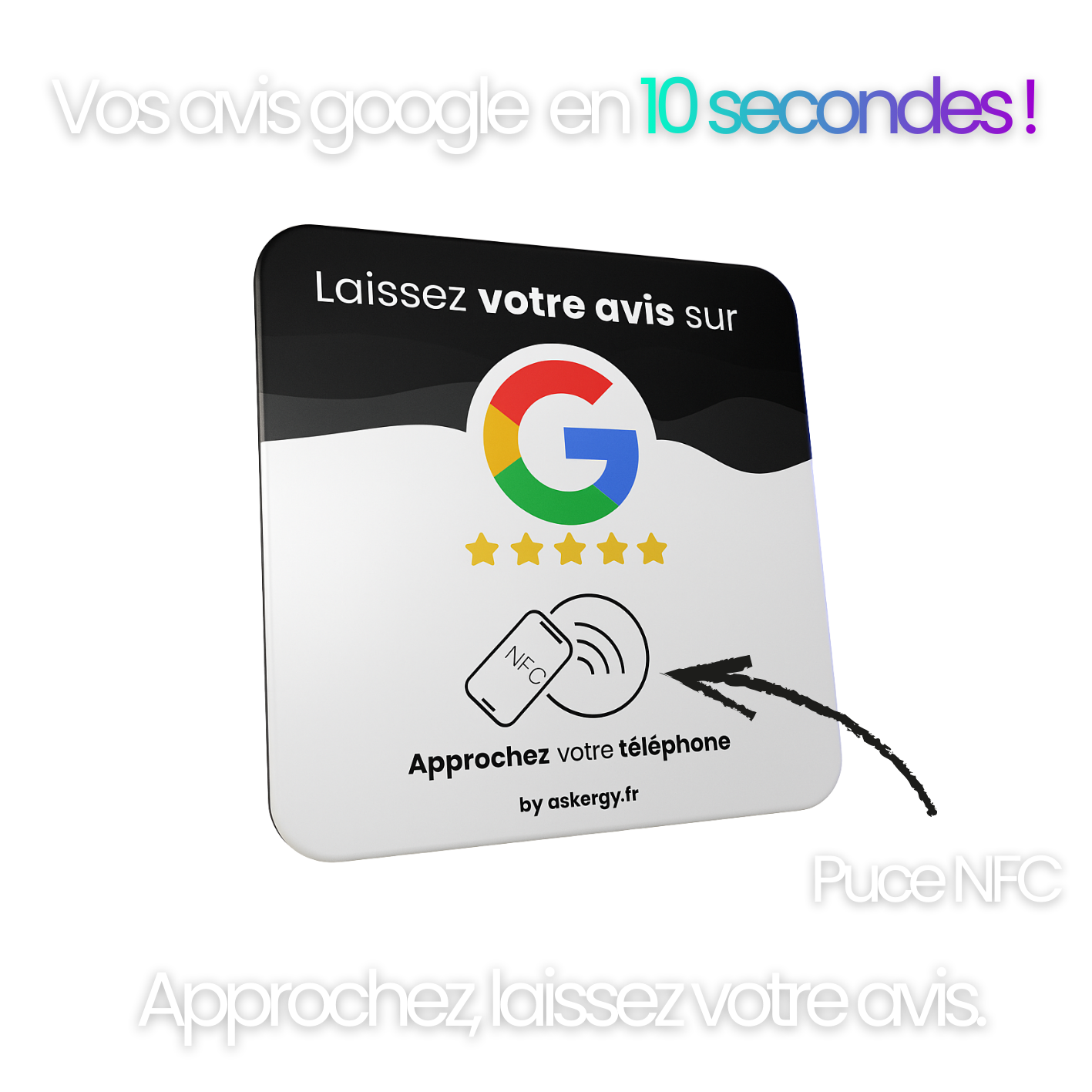 Cardiew - Plaque d'avis Google